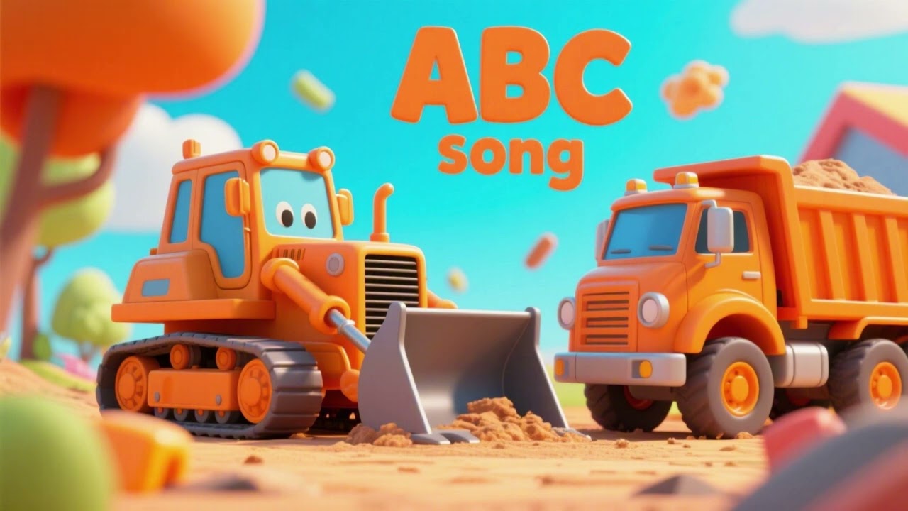 ABC-Lied – Der Bulldozer und der Muldenkipper – Kinderlied zum ABC lernen