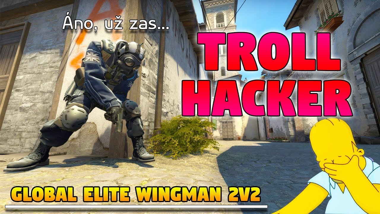 CS:GO - Troller & Hacker Zároveň? Wau... 😀 | TomT 2v2 Wingman Mód #3 (CZ/SK)