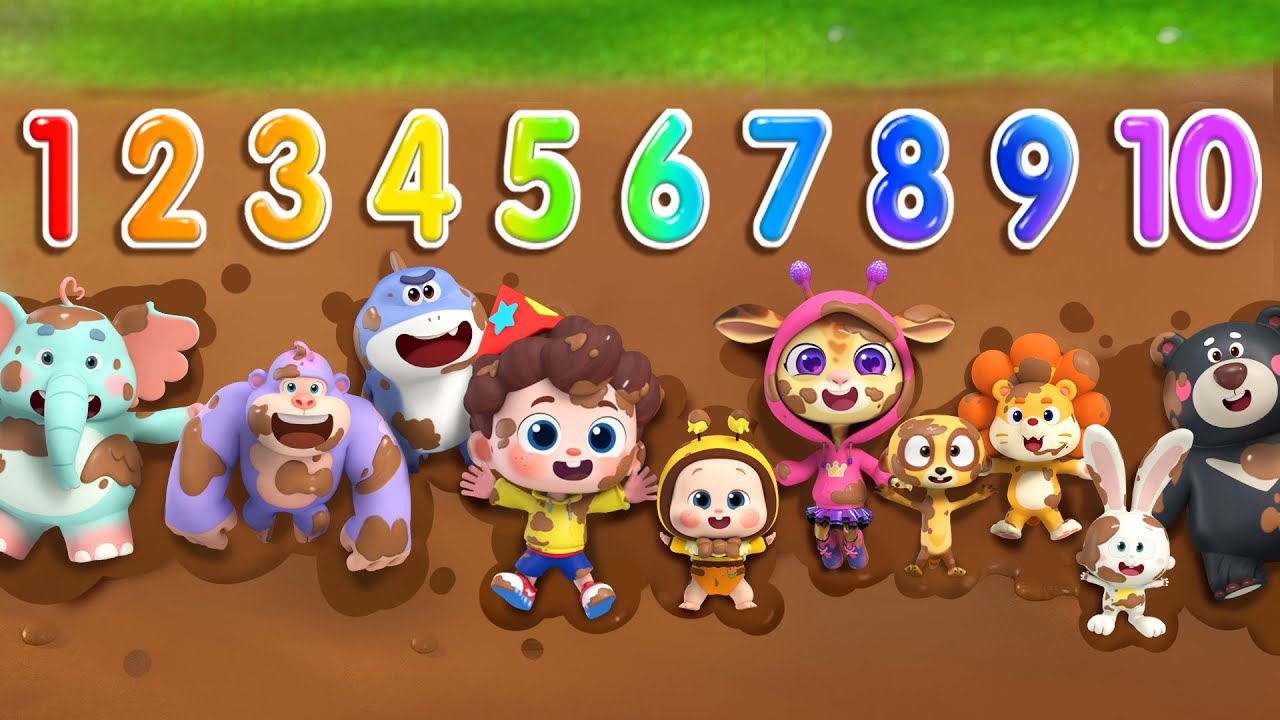 Ten in the Bed (Camping Version) | Play in the Mud | Nursery Rhymes & Kids Songs | BabyBus