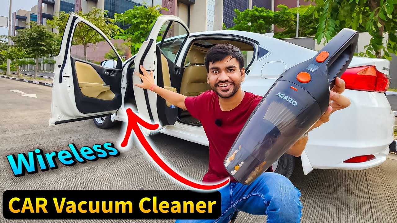 Best Vacuum Cleaner for CAR  🚗 AGARO Cordless Rechargeable Car Vacuum Cleaner Unboxing & Review