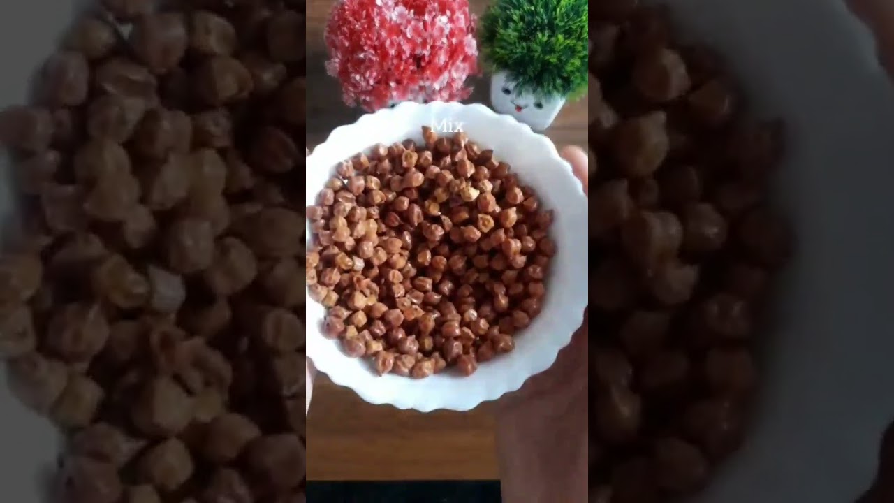 2 Min Roasted Kala Chana In Salt Without Oven At Home #shorts #ytshorts Indiehomekitchen