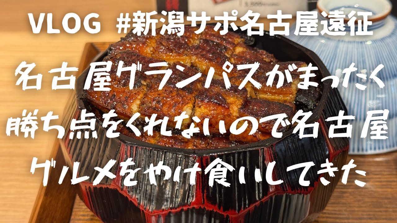 【遠征Vlog】名古屋グランパス戦 アルビレックス新潟 アウェイ遠征