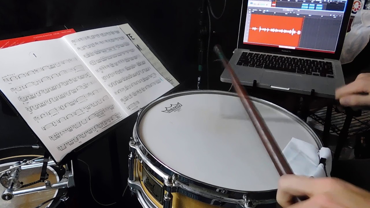 Advanced Snare Drum Studies Etude 1 126bpm Mitchell Peters
