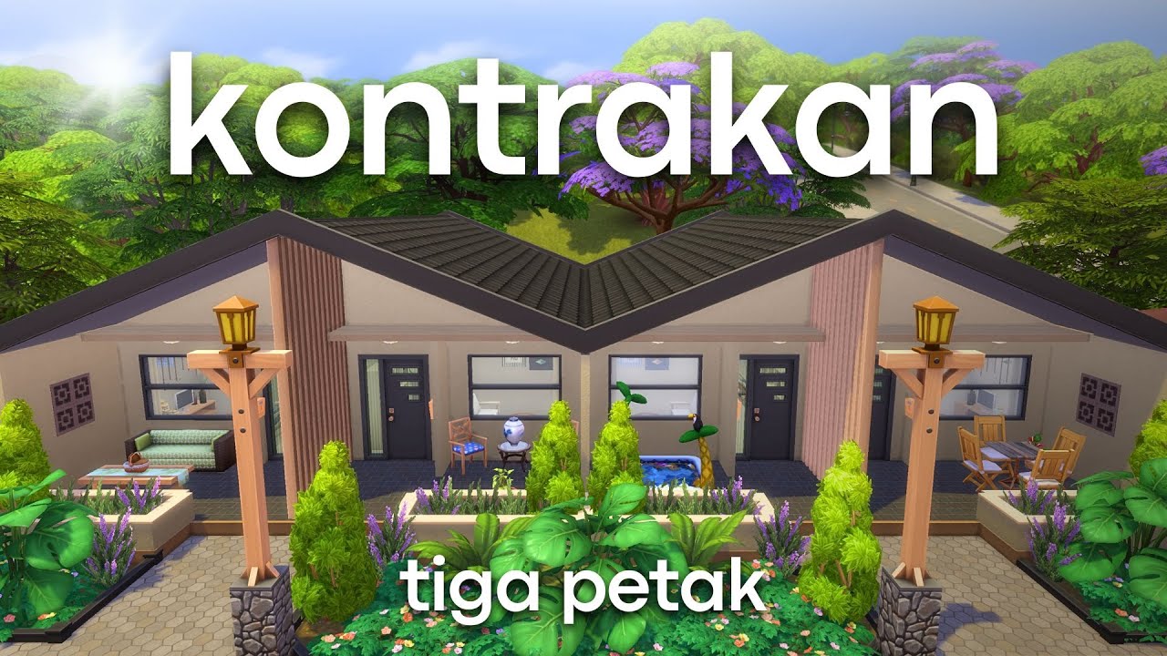 Desain Kontrakan Nan Bersih, Rapi, dan Modern 🏘️  | The Sims 4 Indonesia Speedbuild