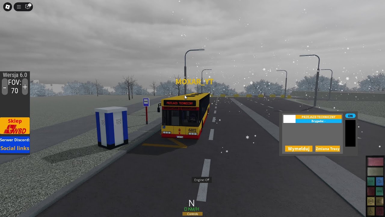 Linia 517 i N35 - Neoplan N4020 #6812 ( Warsaw Bus Driving ) - Roblox #127