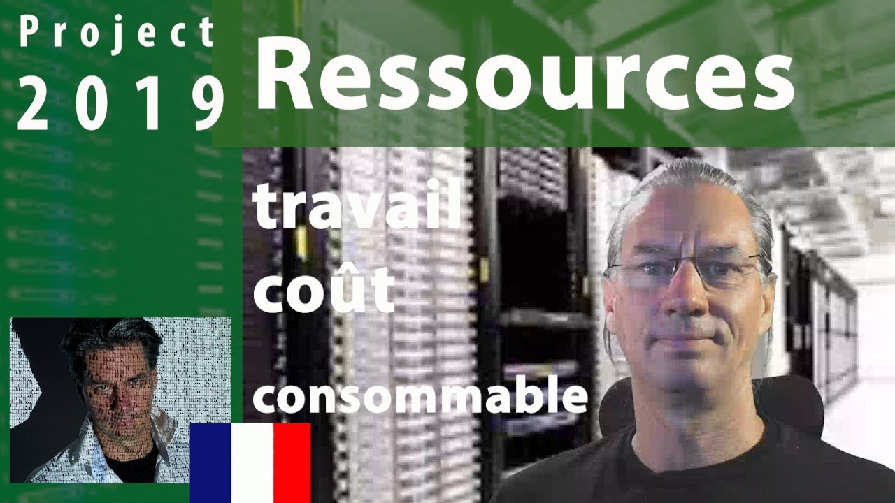 #2 MS Project 2019 ● Ressources ● Travail Coût Consommable