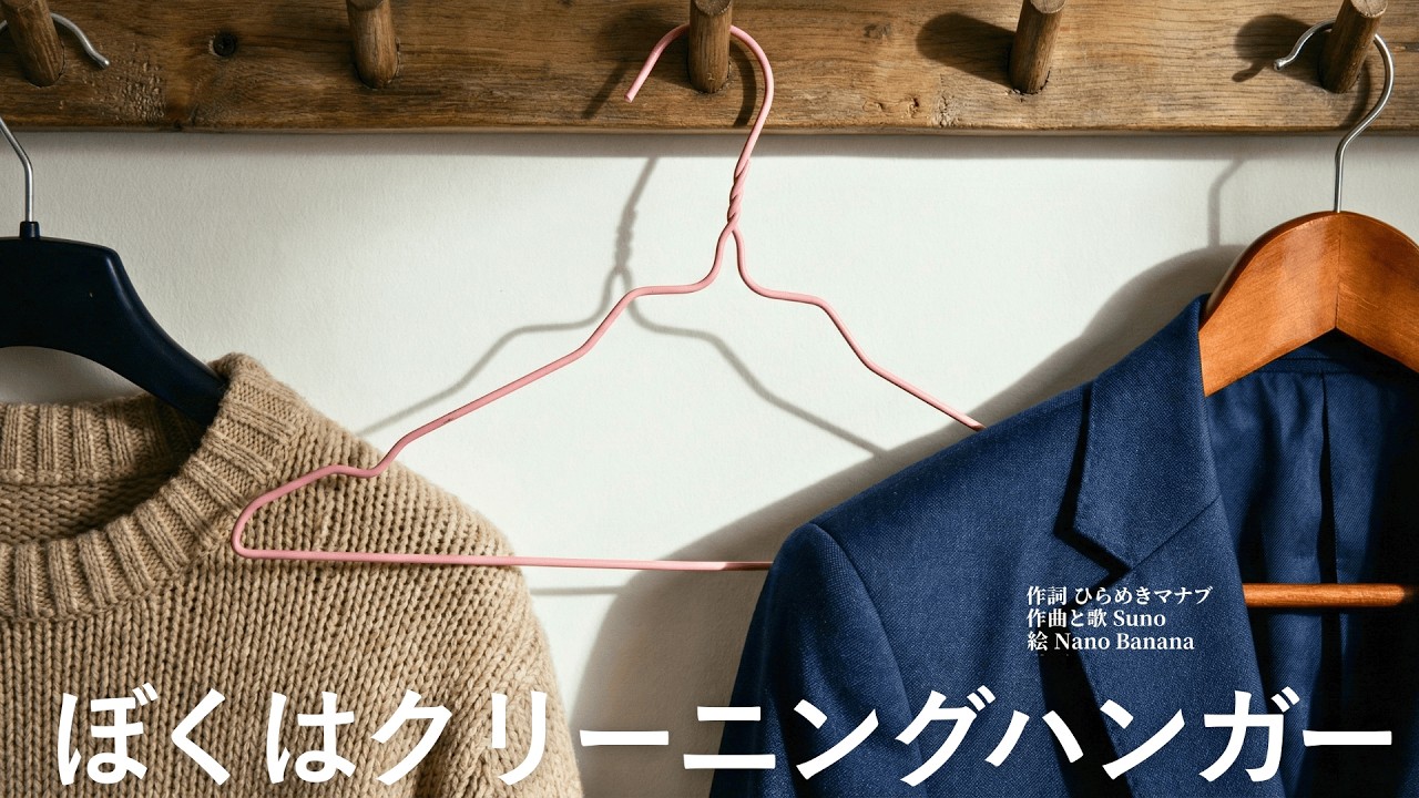 ぼくはクリーニングハンガー　★★★★　#ai #音楽 #suno #オリジナル曲 #rock #ガールズバンド