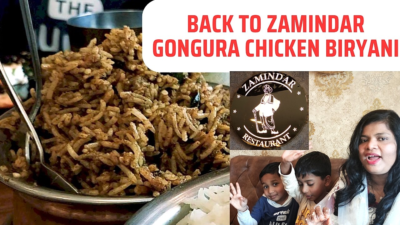 Best Gongura Mutton biryani || Double Masala Hyderabad chicken Biryani || ZAMINDAR RESTAURANT