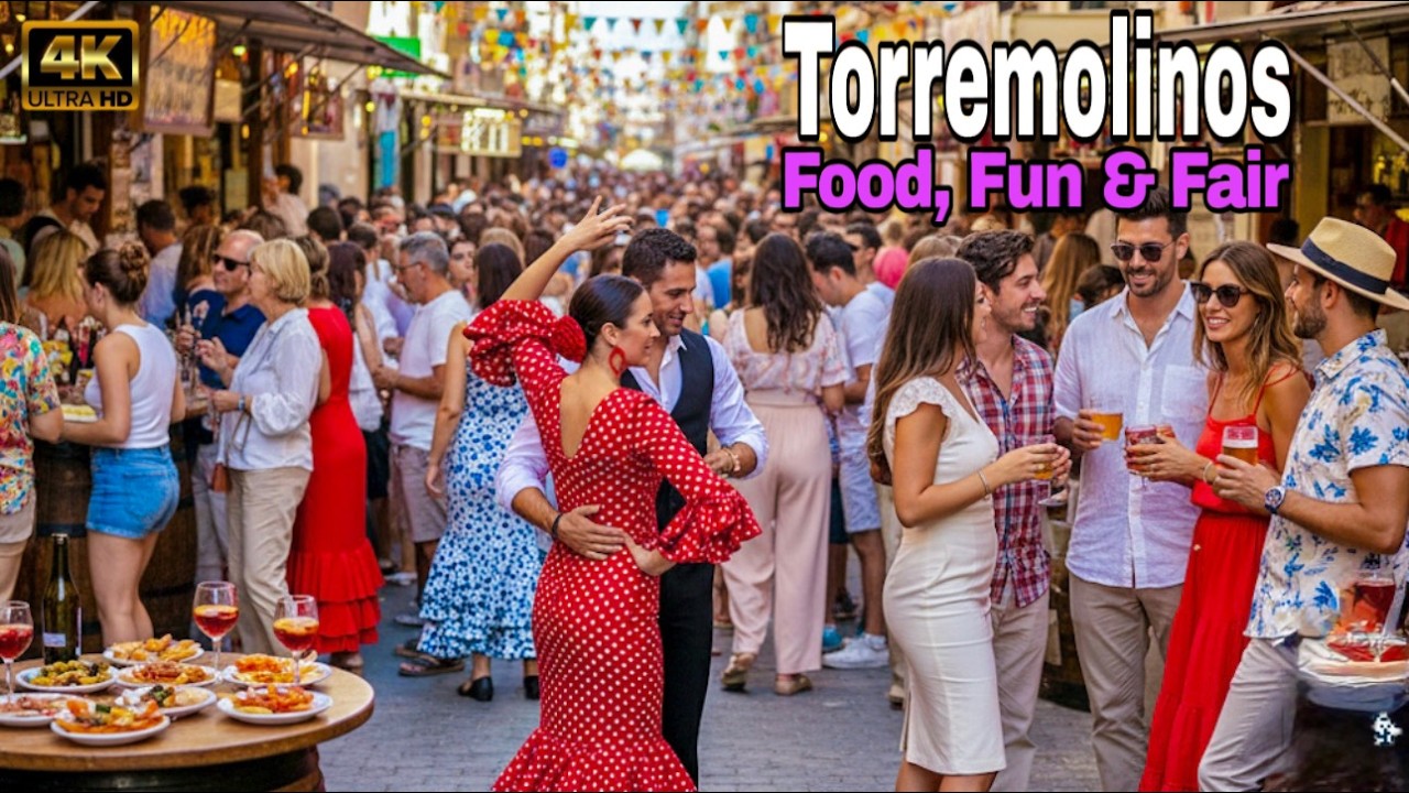 Food Fair, Fun & Insider Tips | Torremolinos Feria San Miguel 2025 Costa del Sol [4K]