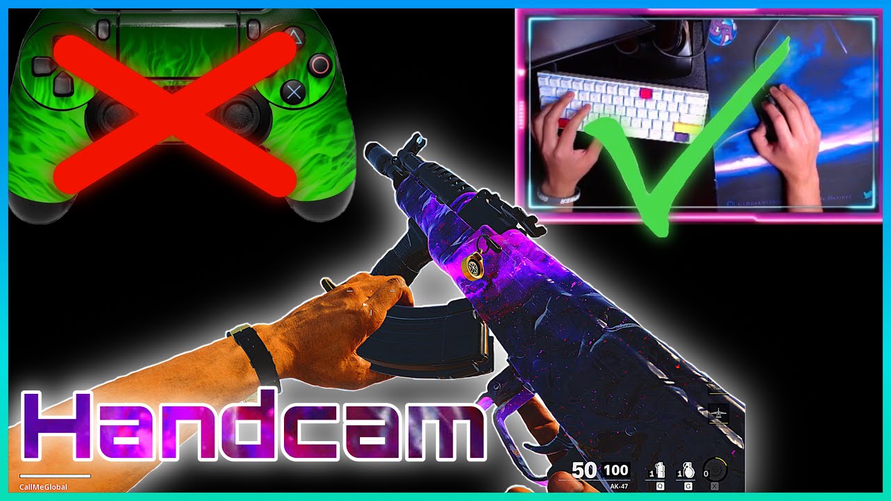 Handcam Gameplay  Black Ops Cold War PC Keyboard and Mouse Switch to KEYBOARD AND MOUSE on COLD WAR!