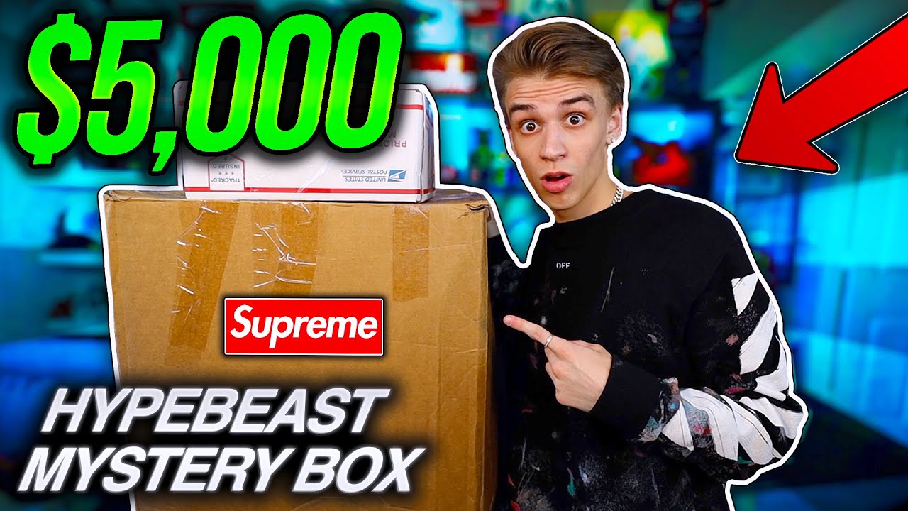 Unboxing a $5000 HYPEBEAST MYSTERY BOX! (Insane Supreme Heat FOUND!)