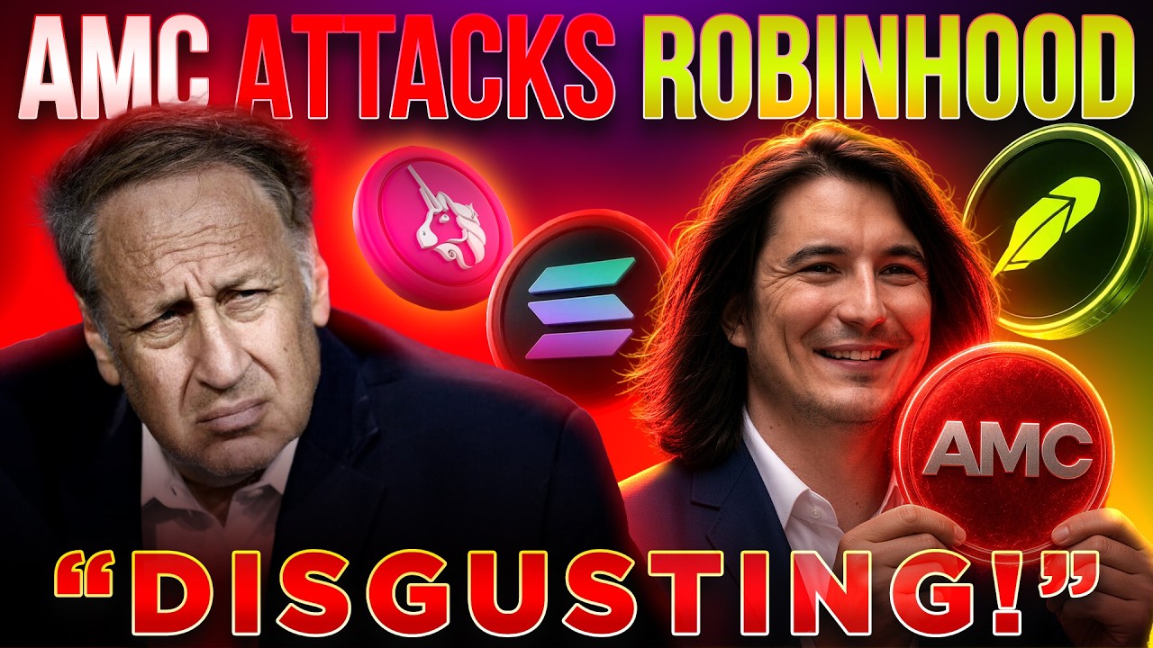 Гендиректор AMC атакует токенизированные акции Robinhood!🔥Solana в центре внимания