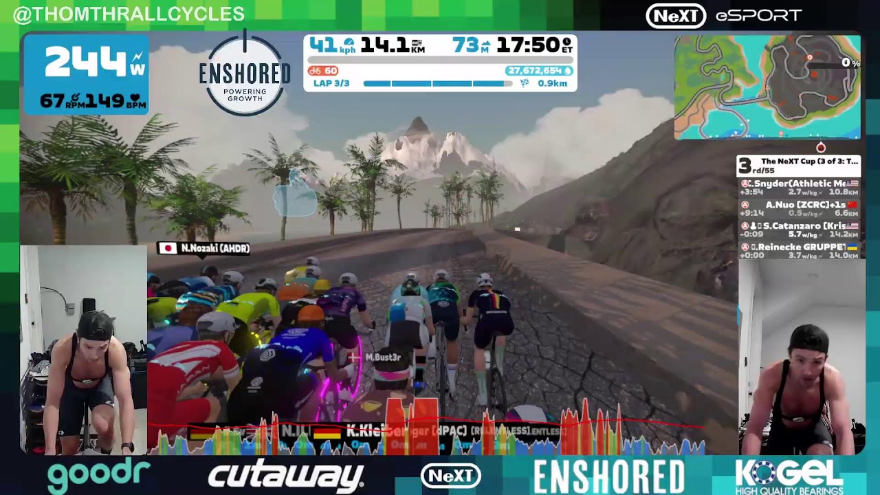 ZWIFT RACING: NeXT Cup - Week 5/6: Watopia