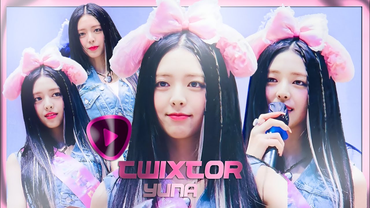 MEGA TWIXTOR CLIPS 4K ITZY  YUNA MIX(FOCUS,FANSITE...)