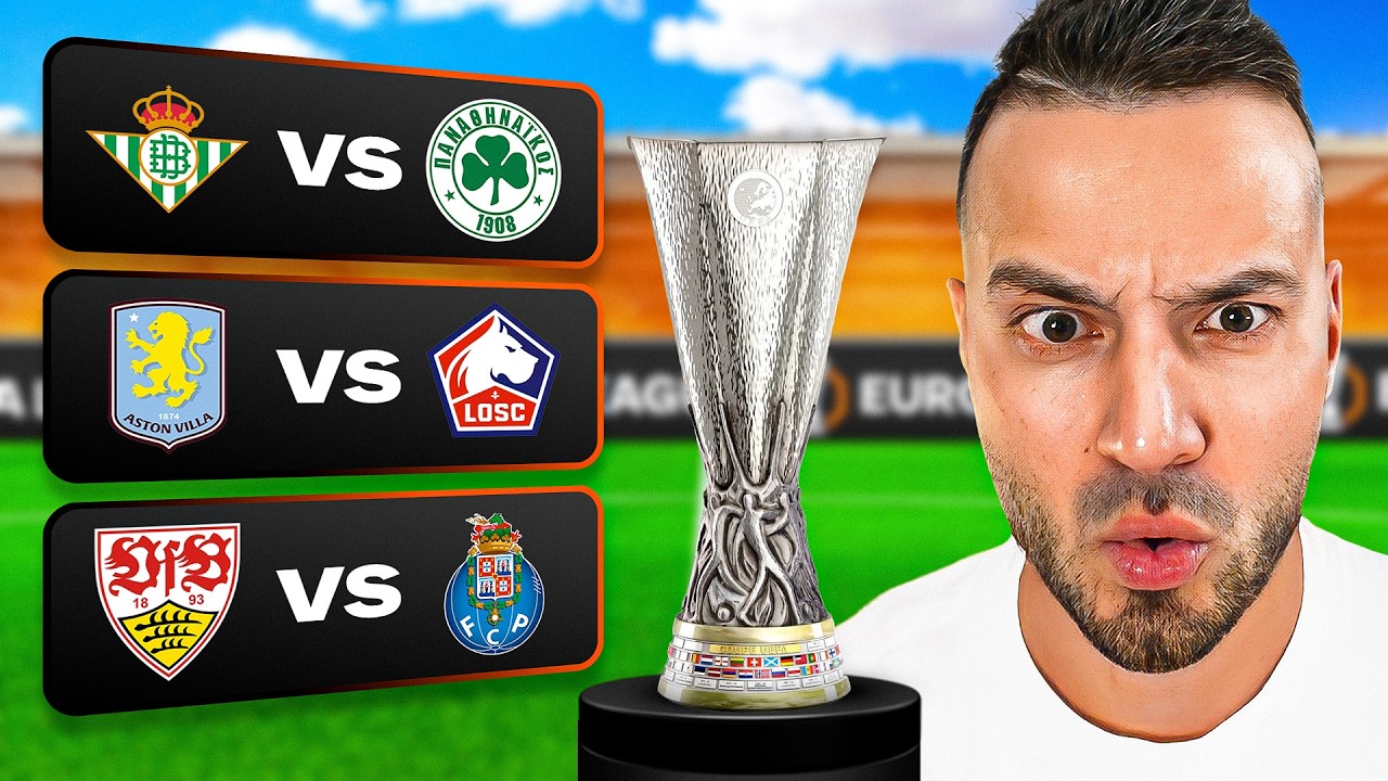 I Simulated The 25/26 Europa League Round of 16! 😳
