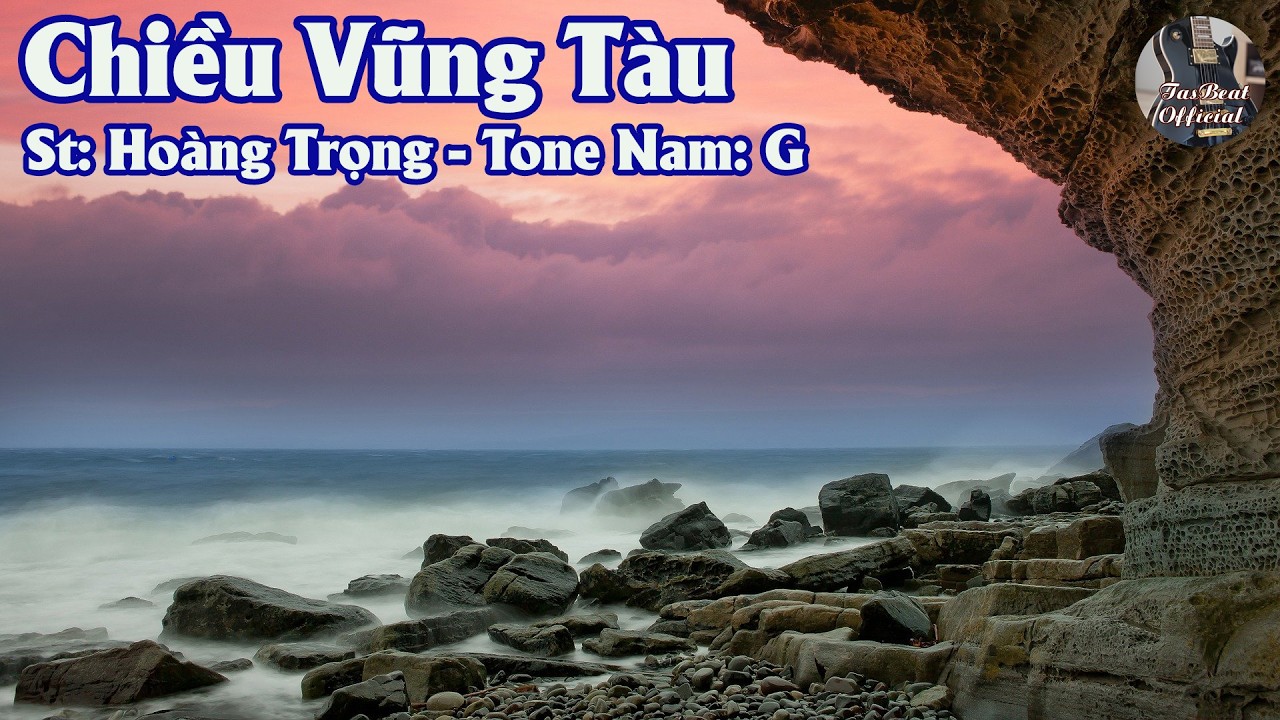 Karaoke Chiều Vũng Tàu Tone Nam | TAS BEAT