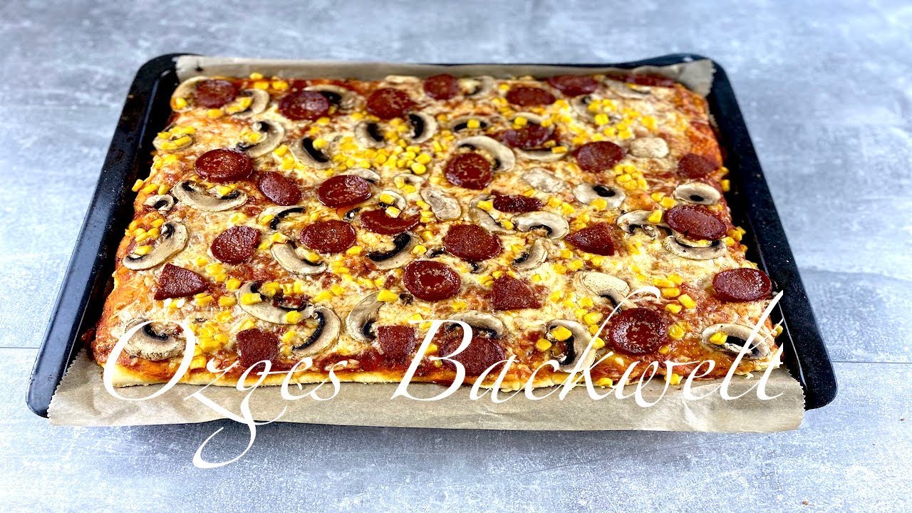 Sucuk - Pizza / Grundrezept Pizzateig