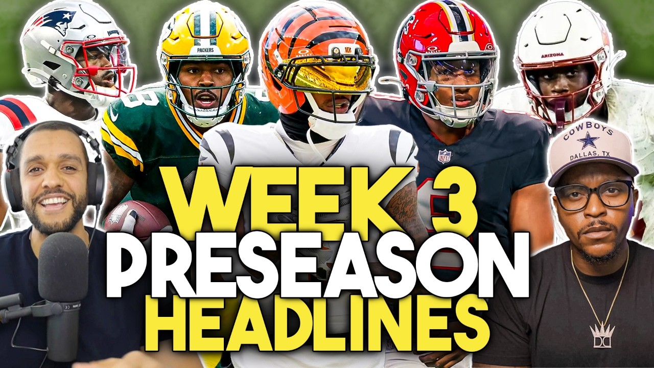 NFL Preseason Week 3 Headlines: Penix-Tua Battle, New Suspension Rules & Boutte Trade