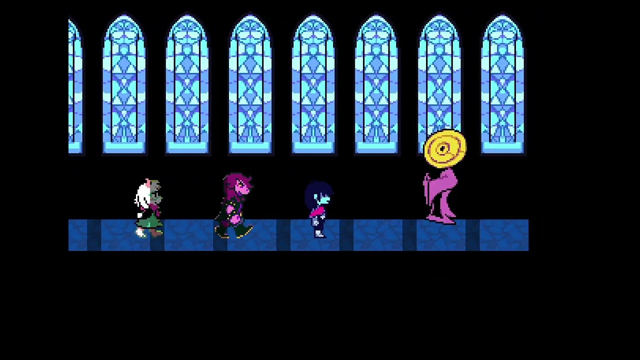 Deltarune chapter 4 egg and angel prophecy room