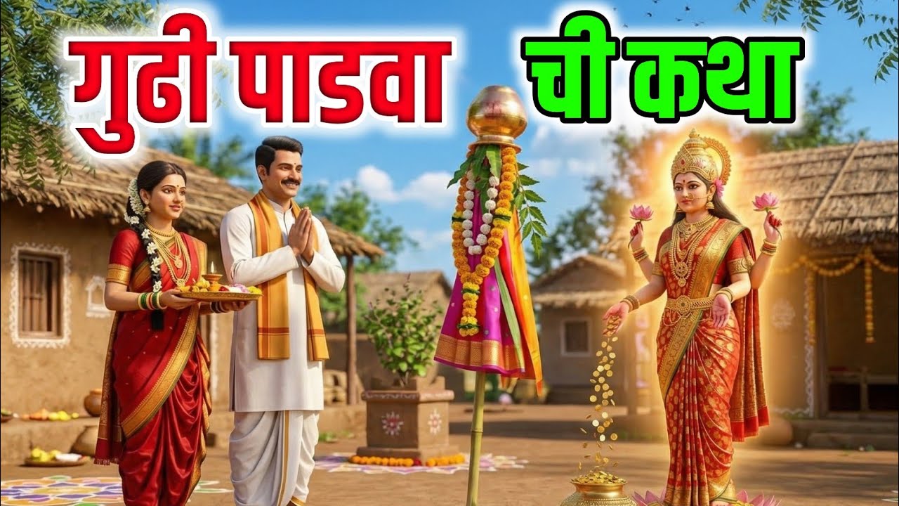 गुढी पाडवाची कथा | गुढी पाडवाची संपूर्ण कथा नक्की ऐका गरीबी दूर होते | Gudi Padwa Story in Marathi
