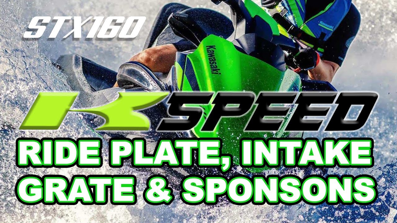 KSPEED STX160 Upgrades. Ride plate, Intake Grate, Sponsons UNCUT