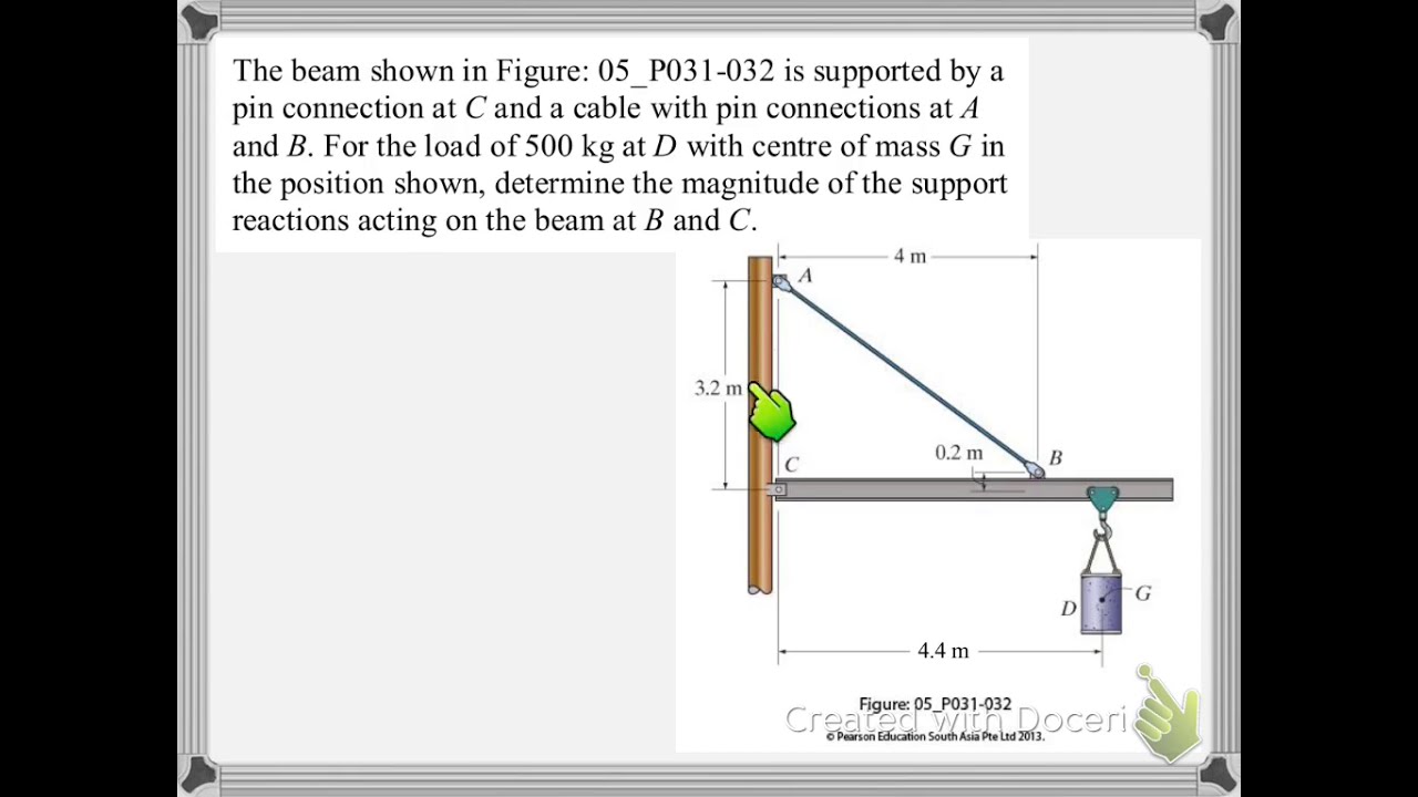 Cable stayed crane analysis