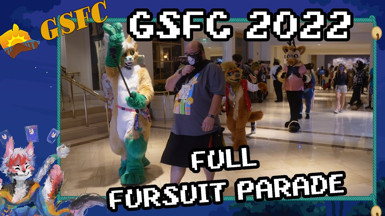 [4k] GSFC 2022 Fursuit Parade | 4k Fursuit Furry Convention Footage | Golden State Fur Con 2022