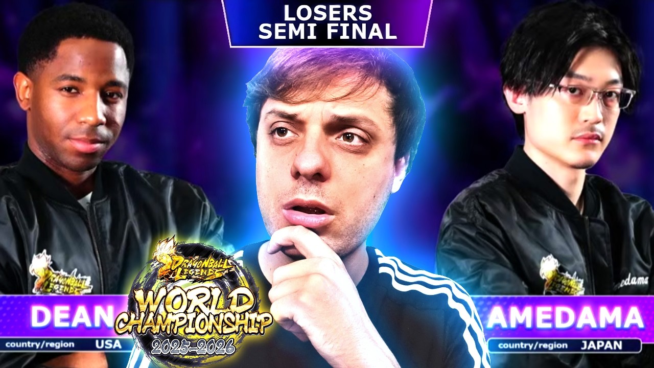 😱¡ESTO ES COMPETIR! SEMIFINAL WORLD CHAMPIONSHIP DEAN vs AMEDAMA Dragon Ball Legends