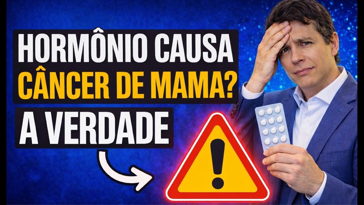 Reposição Hormonal: Riscos Reais do Câncer de Mama! Dr. Rogério Bocardo Explica!
