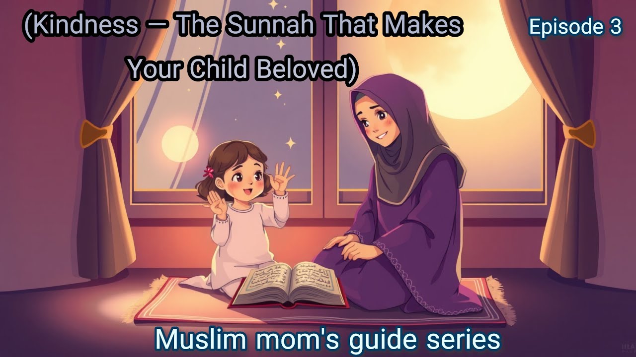 🌿 Kindness — The Sunnah That Makes Your Child Beloved, Muslim Mom’s Guide #islamicparenting