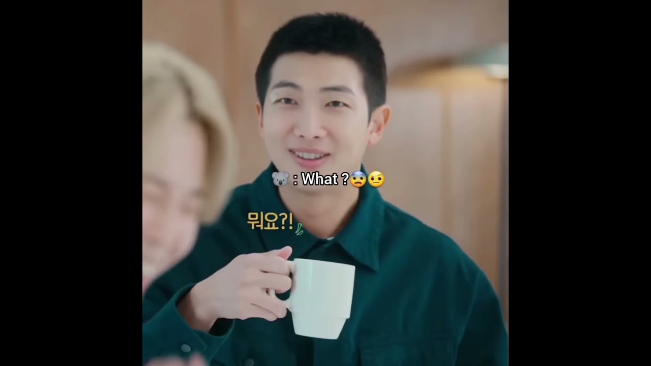 The way RM imitates him😂 (credit to the rightful owner) 