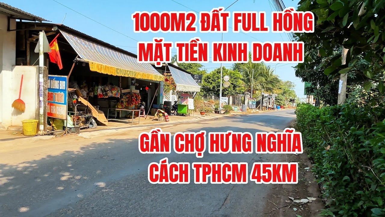 Bán 1 sào đất full hồng mặt tiền kinh doanh chợ Hưng nghĩa vào 1km #đất_đồng_nai 