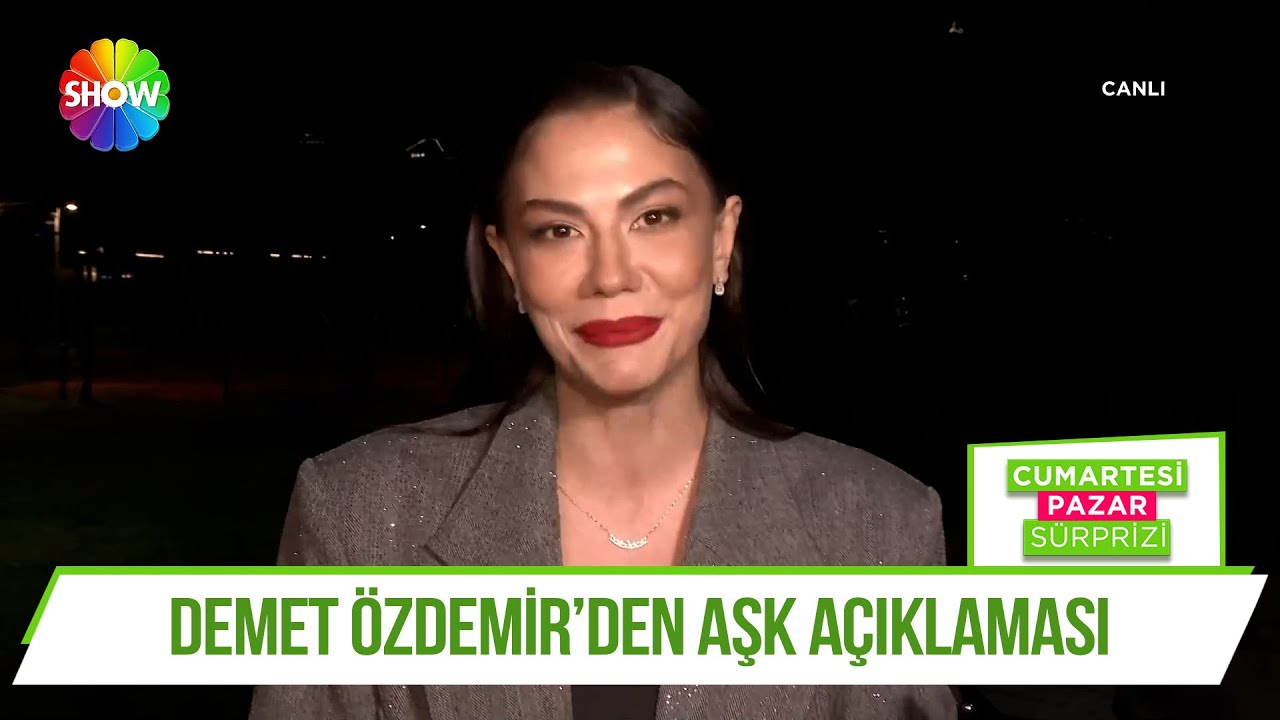 Demet Özdemir doğum gününde aşk sorularını cevapladı!