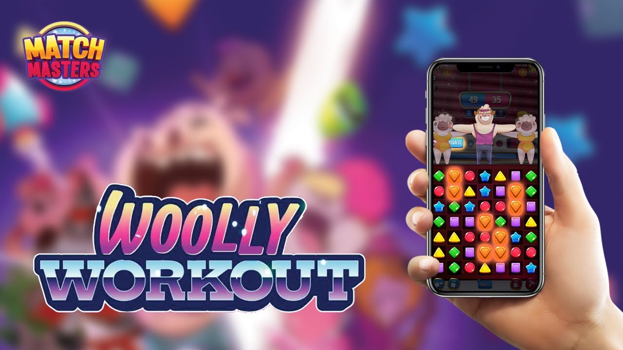 How to Play With Woolly Workout Diamond Booster | Match Masters Game