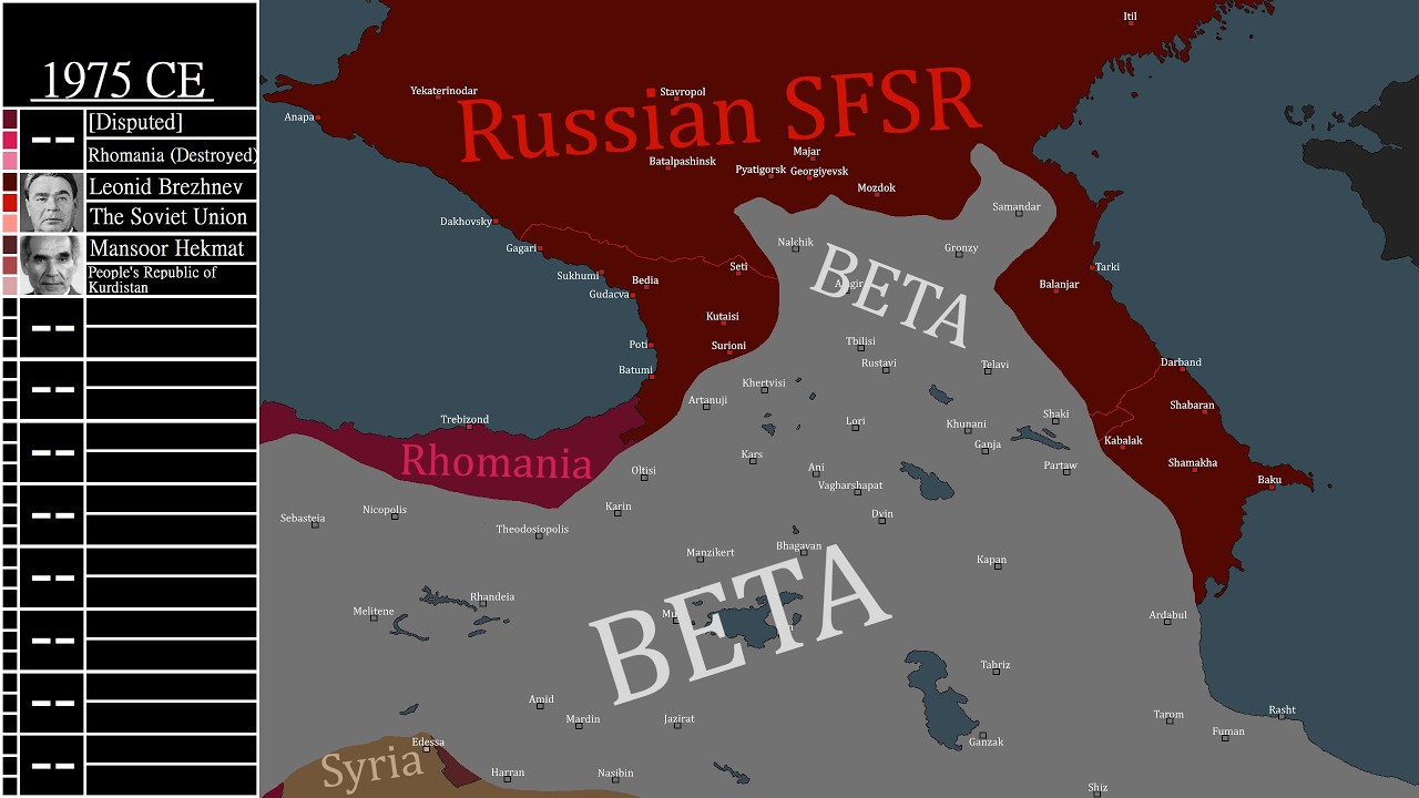 ('Late' April Fools Special version) Alternate Timeline of the Caucasus Region - Every Year