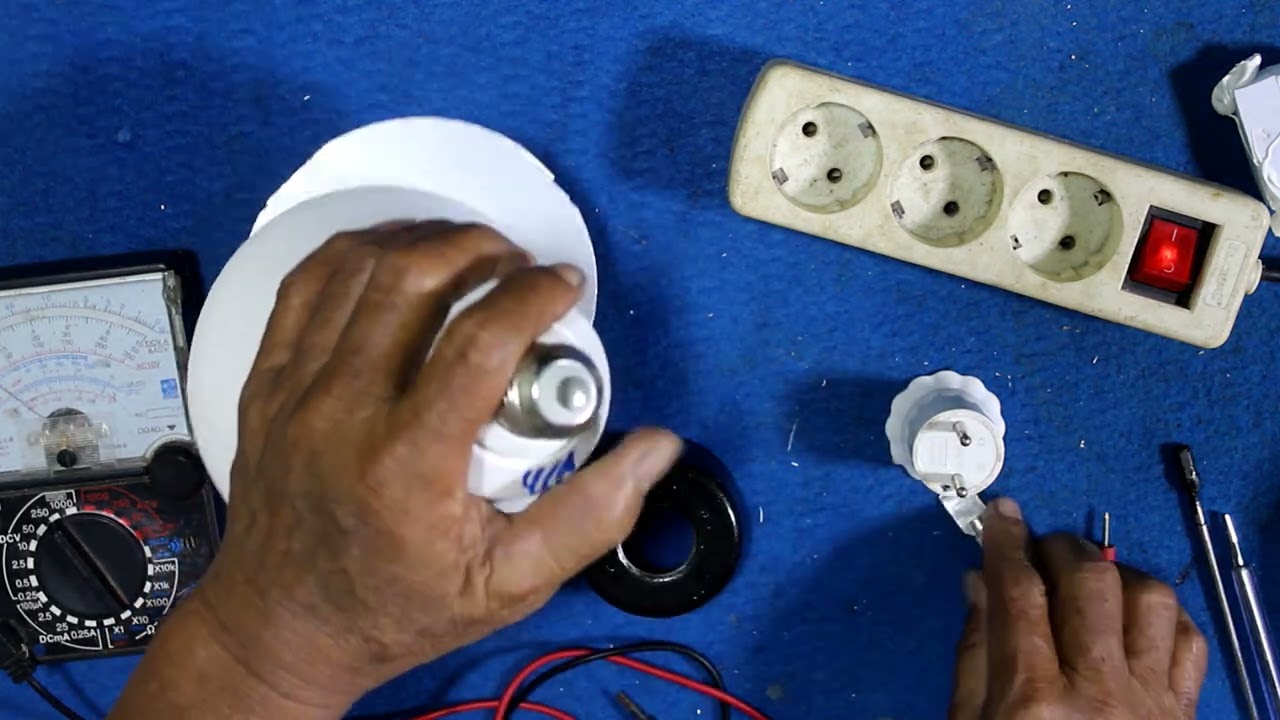 Satu Resistor Rusak 0,47 Ohm 1Watt Lampu listrik led tidak bisa nyala