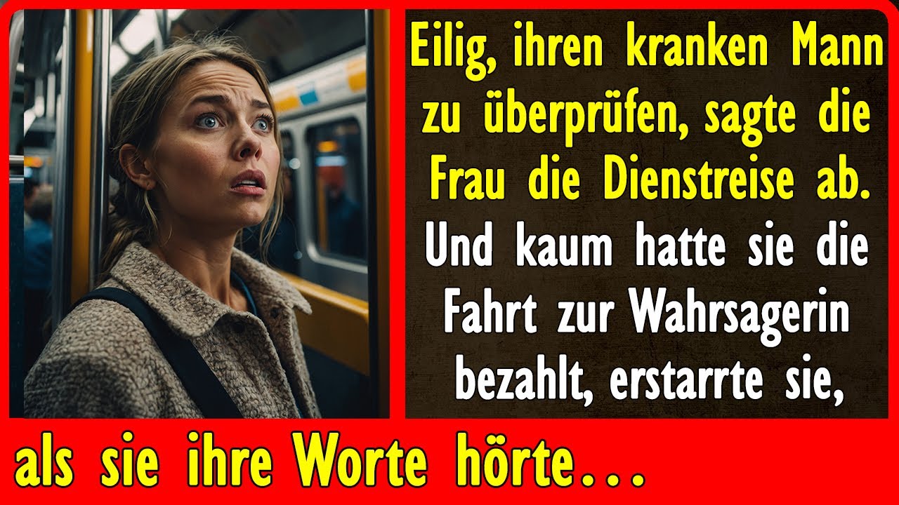 Eilig, ihren kranken Mann zu überprüfen, sagte die Frau die Dienstreise ab. Und kaum hatte...