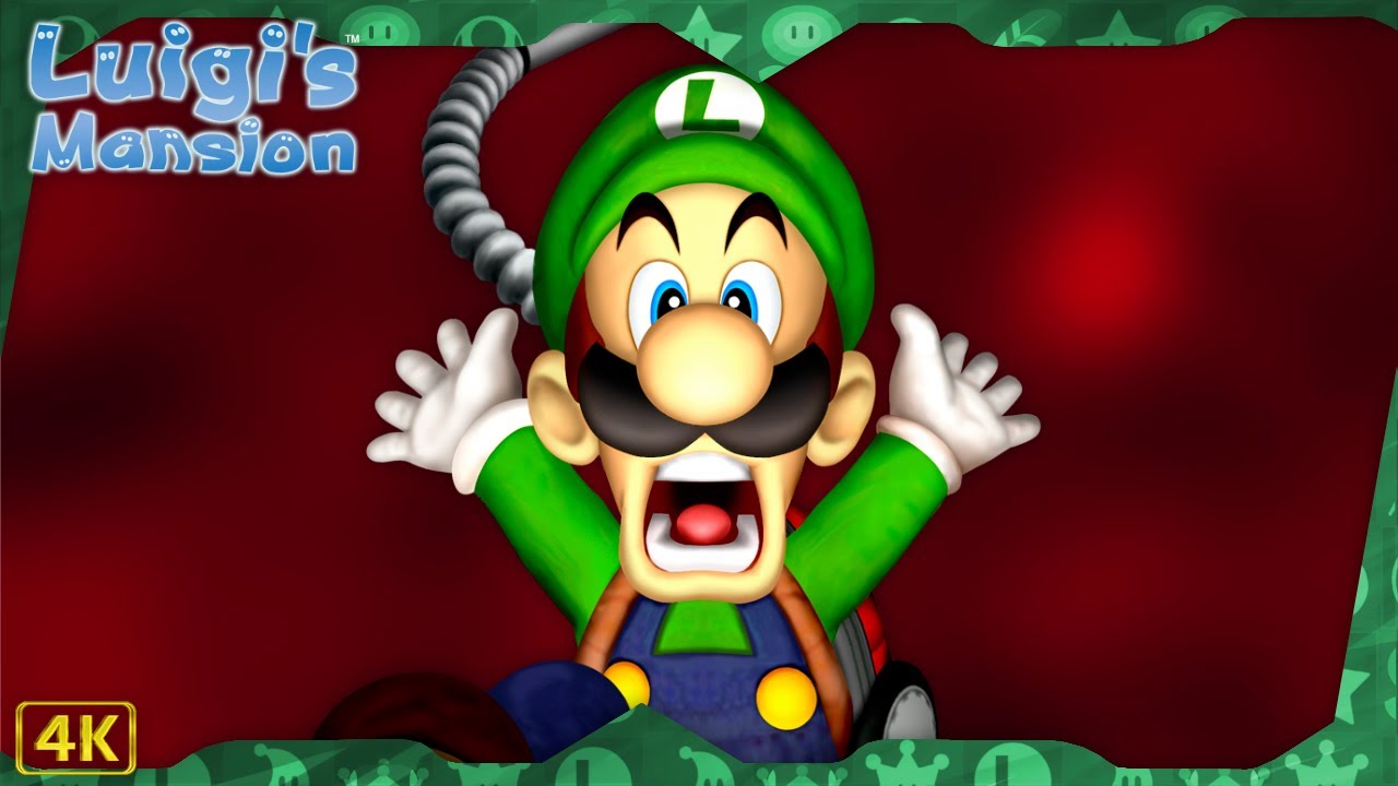 Luigi's Mansion PAL ⁴ᴷ Полное прохождение на 100% (Все крики, золотые портреты)