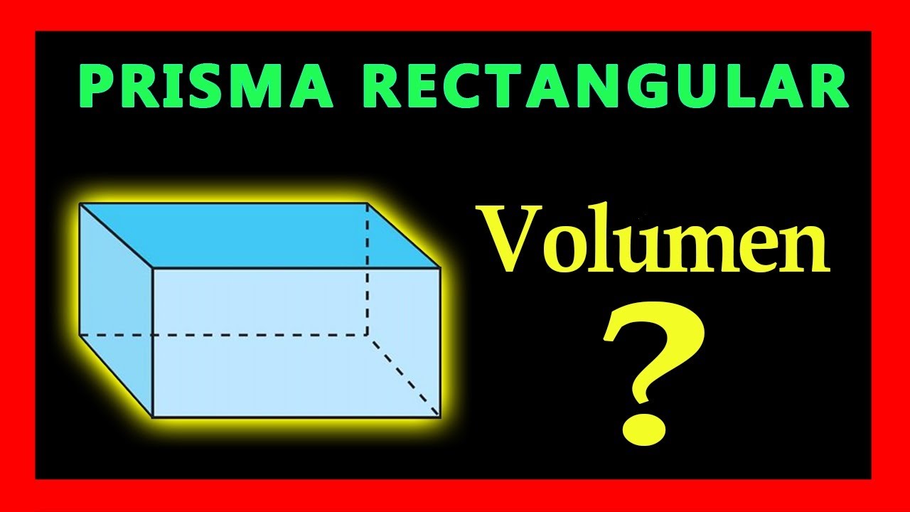 ✅👉 Volumen de un Prisma rectangular o caja  ✅ Volumen de una caja