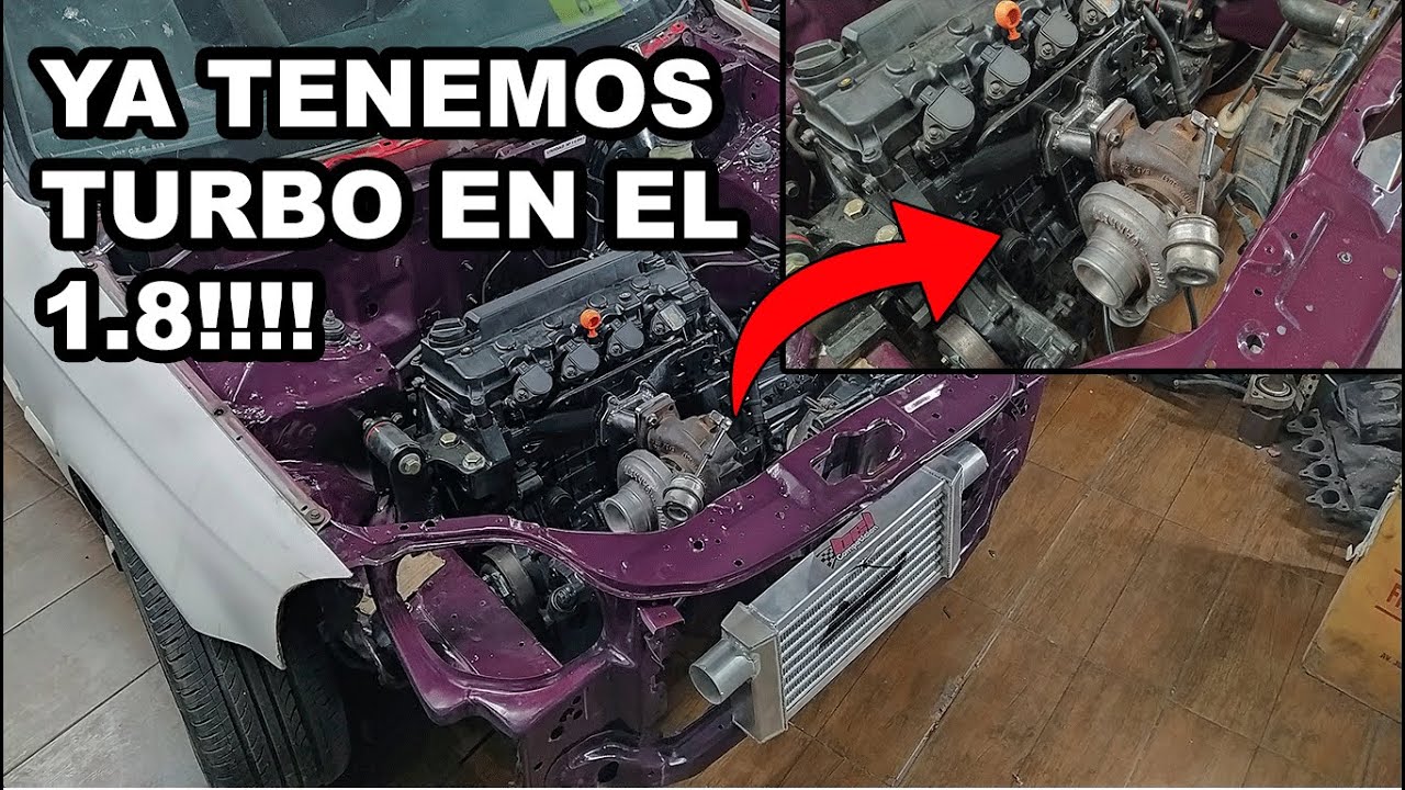 INSTALAMOS EL TURBO AL HONDA CIVIC!!! ( FALTA MENOS!! SWAP R18 + TURBO )