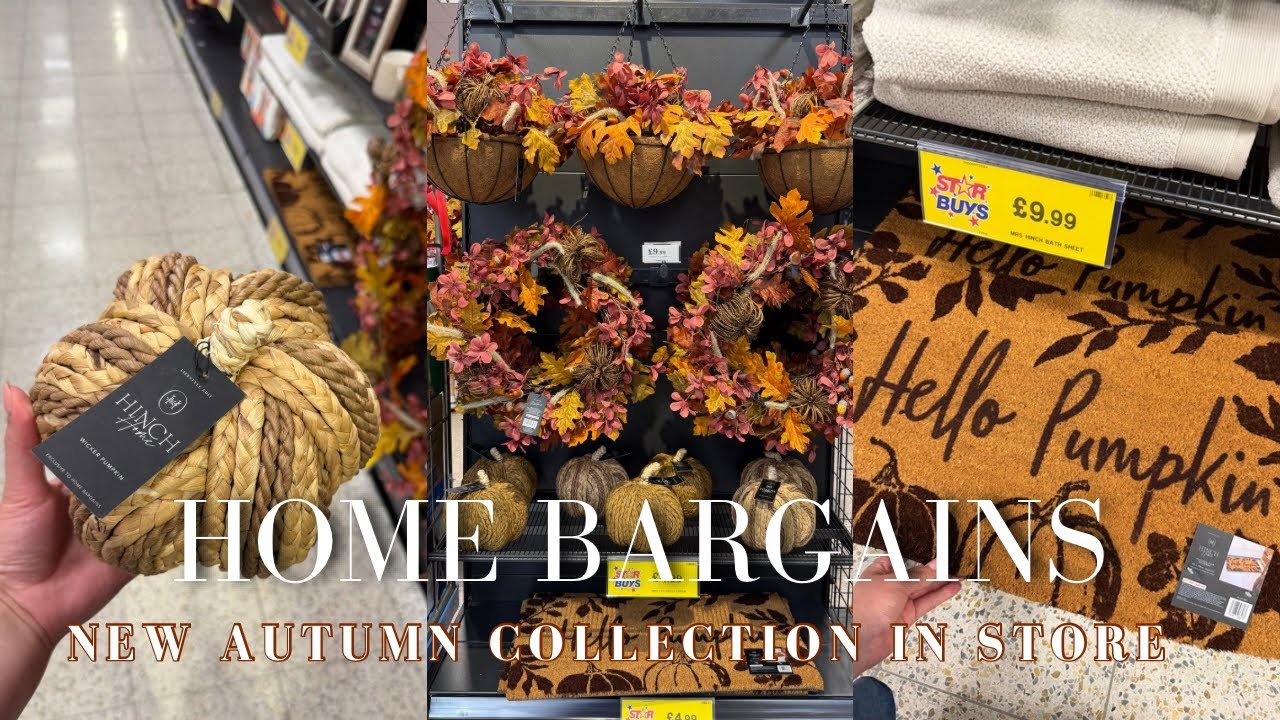 Новинки в HOME BARGAINS | ПЕРВЫЙ ВЗГЛЯД НА ОСЕННЮЮ КОЛЛЕКЦИЮ 🍂 | Новая мебель 🪑