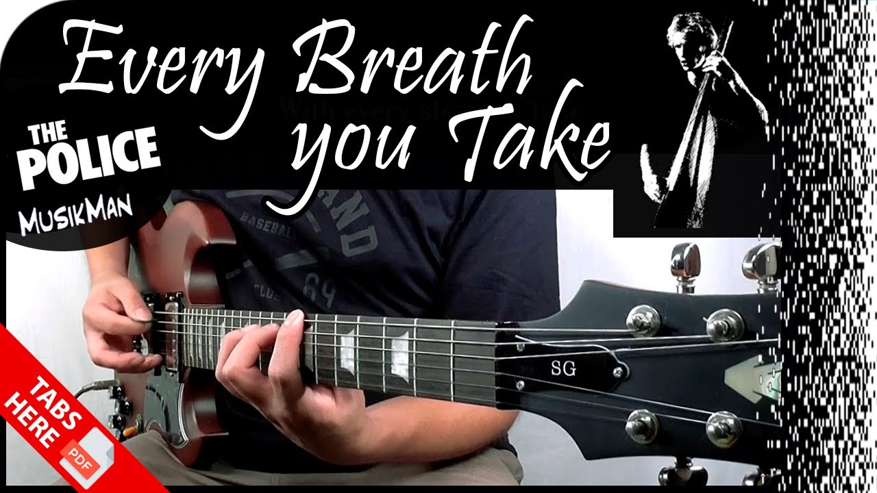 EVERY BREATH YOU TAKE 👀 - The Police / GUITAR Cover / MusikMan N°160