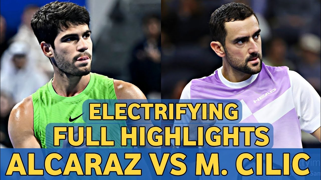 Carlos Alcaraz Great vs Marin Cilic Electrifying Tennis Highlights - Before Indian Wells 2026 