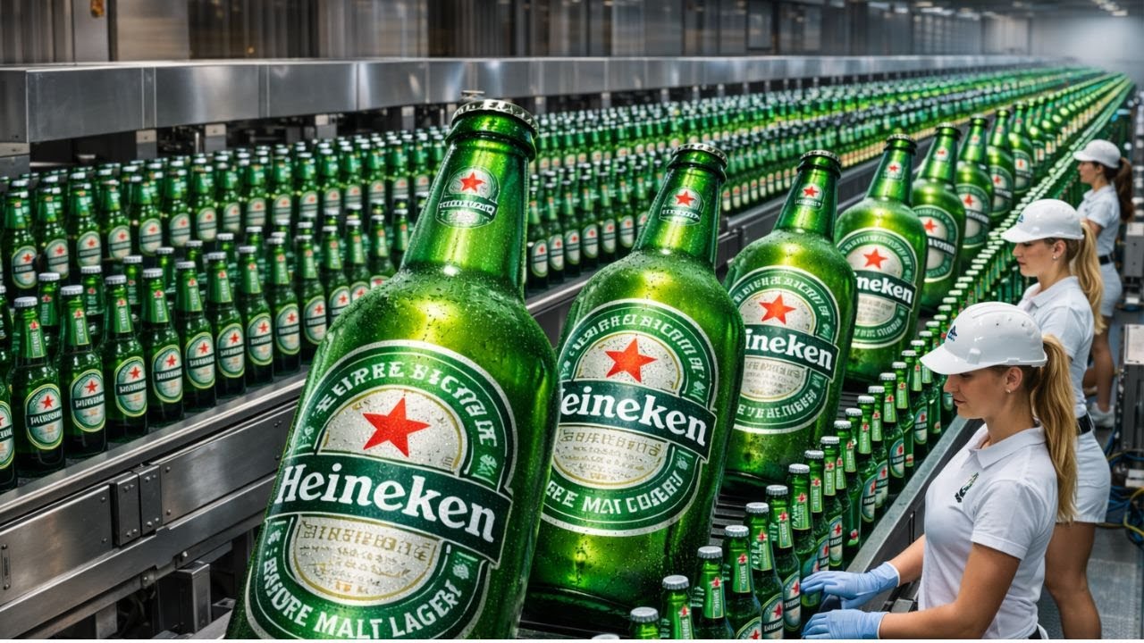 Inside the Massive Heineken Factory &ndash; How They Brew 5 Million Beers Daily (Full Process)