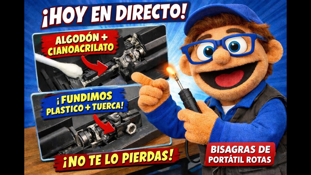 🖥️  Reparación de bisagras de portátil LENOVO: 2 Técnicas! ¿Cuál prefieres? @Lenovo #bisagras