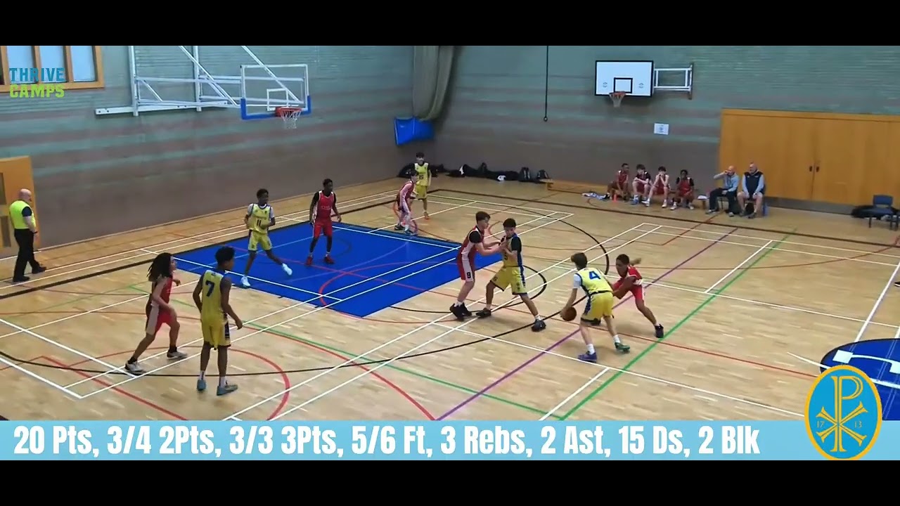 Zion, 13 yrs, Semi-Finals MS Christ 5/6 3s pts performance