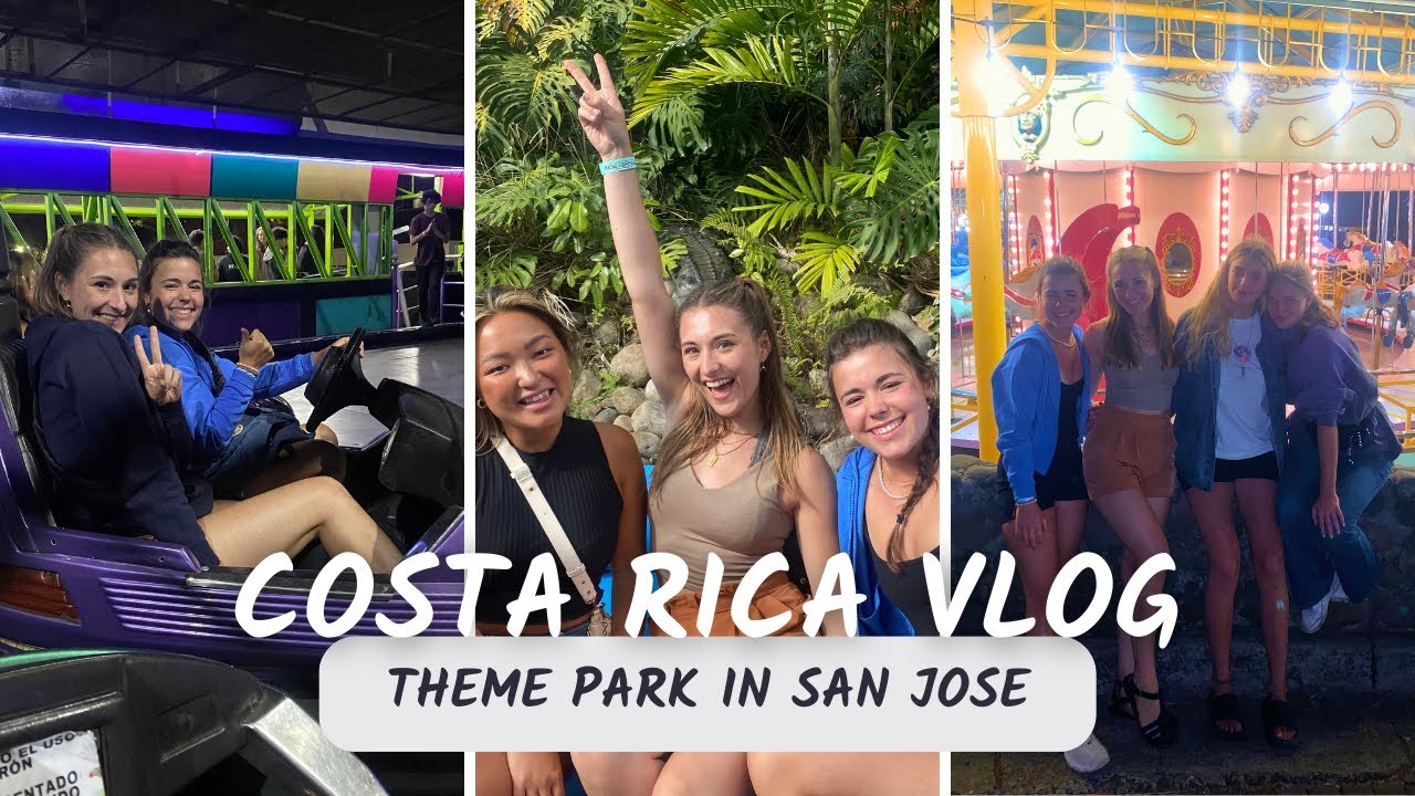 Theme Park in San Jose (Parque Diversiones - Costa Rica Vlog 5)