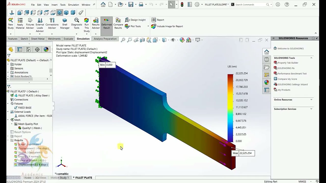 How to create report in SolidWorks Simulation عمل تقرير للمحاكاة في برنامج الصولدوركس