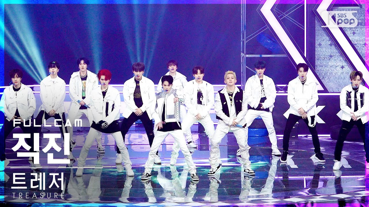 [안방1열 직캠4K] 트레저 '직진' 풀캠 (TREASURE 'JIKJIN' Full Cam)│@SBS Inkigayo_2022.02.27.