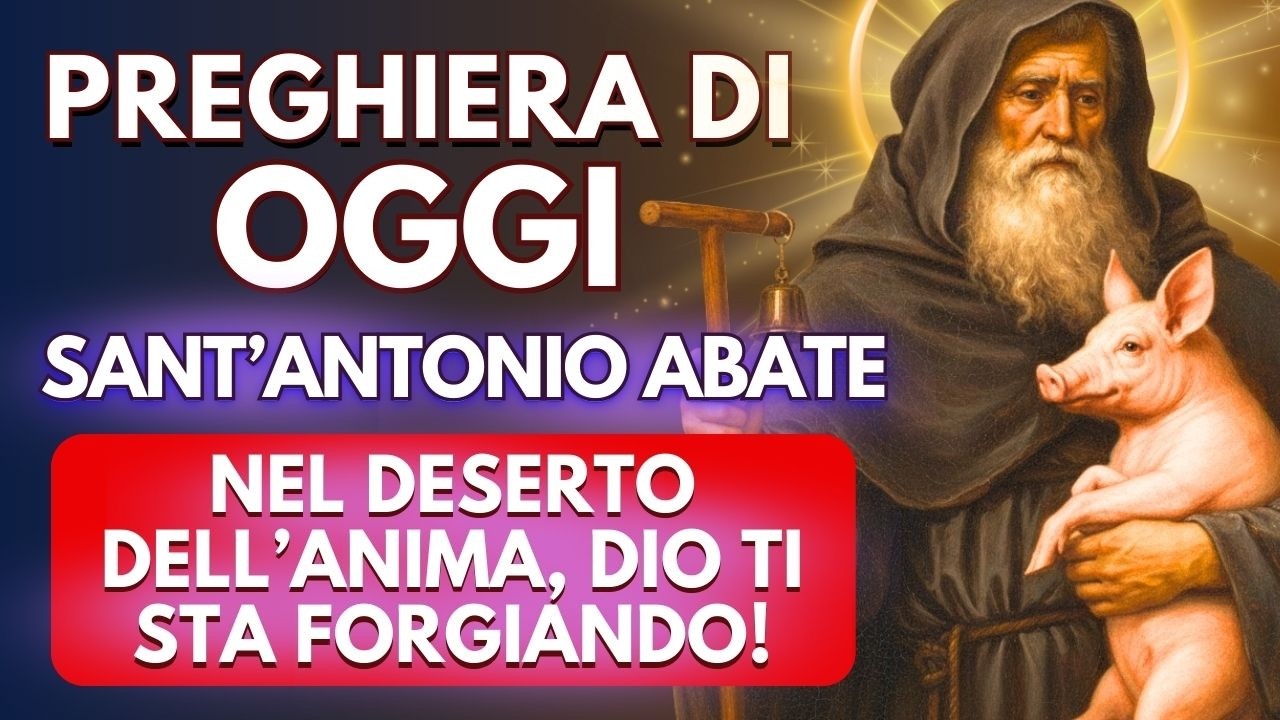 🔥 POTENTE PREGHIERA A SANT’ANTONIO ABATE 🙏 LIBERAZIONE, PROTEZIONE E FORZA OGGI